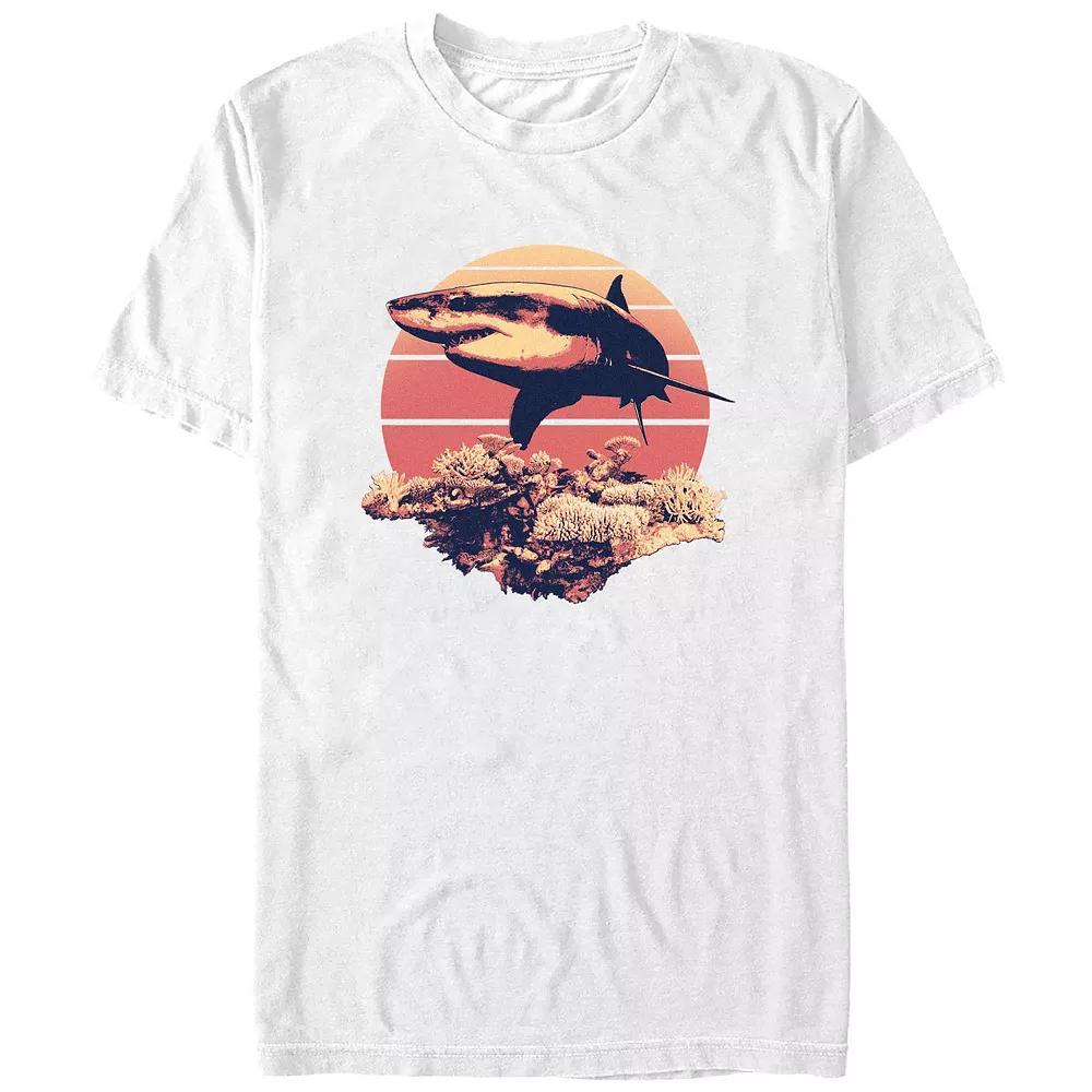Men's Shark Reef Graphic Tee, Size: Medium, Royal Product Image
