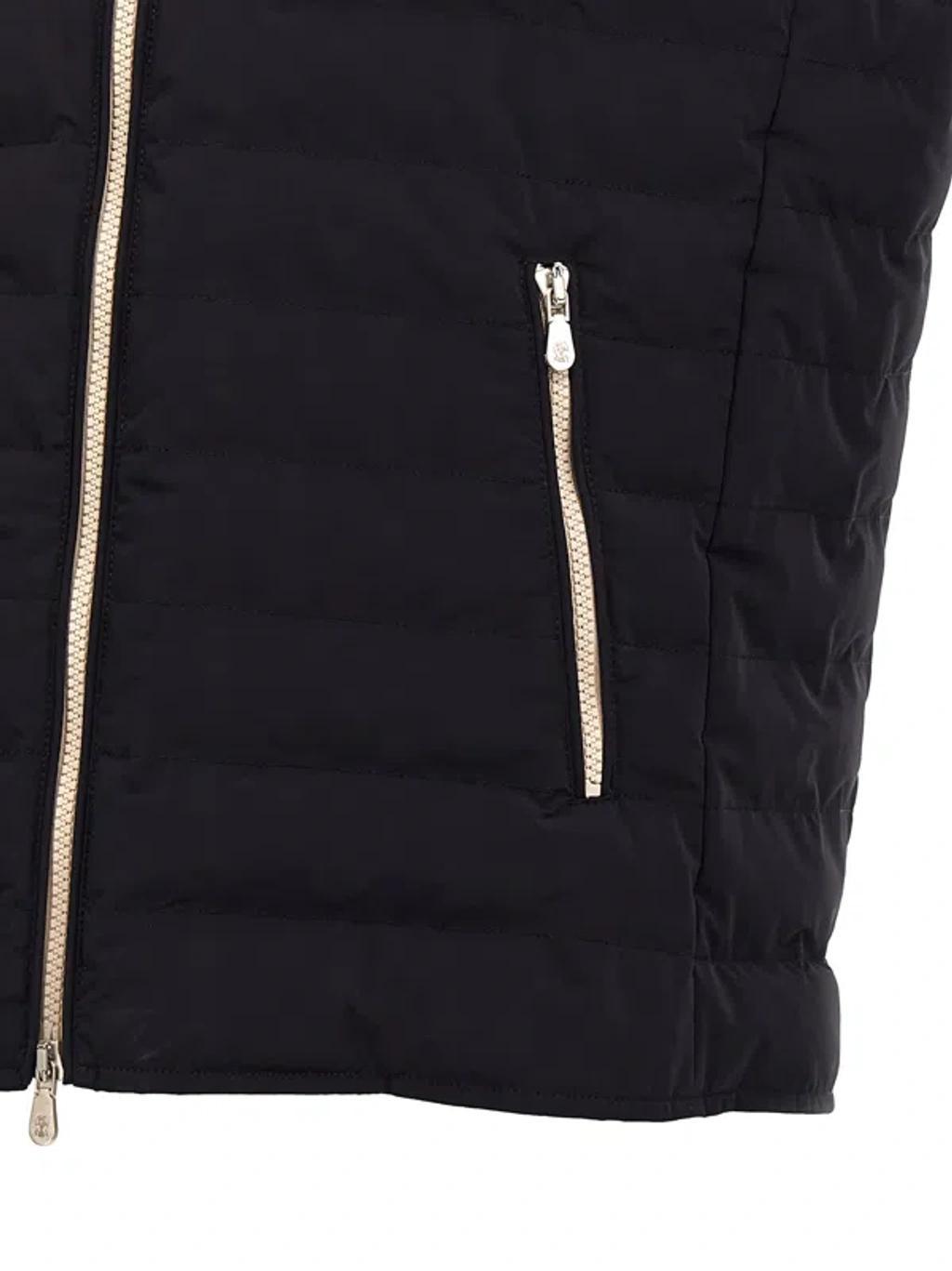 BRUNELLO CUCINELLI Padded Vest Gilet In Blue Product Image