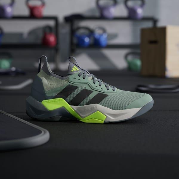 adidas Rapidmove ADV 2 HIIT training shoes Silver Green 11 Mens Product Image
