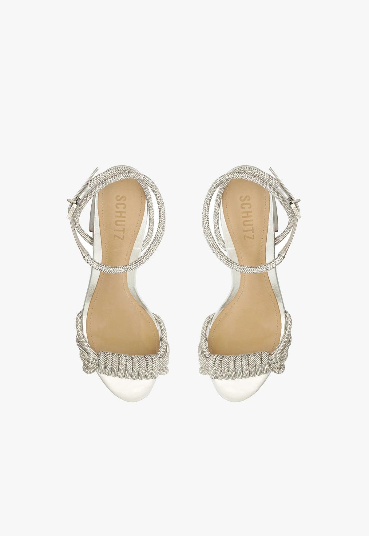 Jewell Mid Block Nappa Leather Sandal Product Image