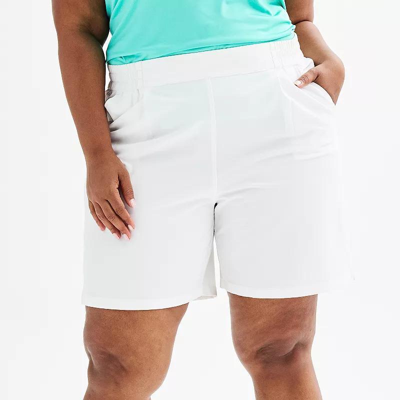 Plus Size Tek Gear Pleated Golf Shorts, Womens Product Image
