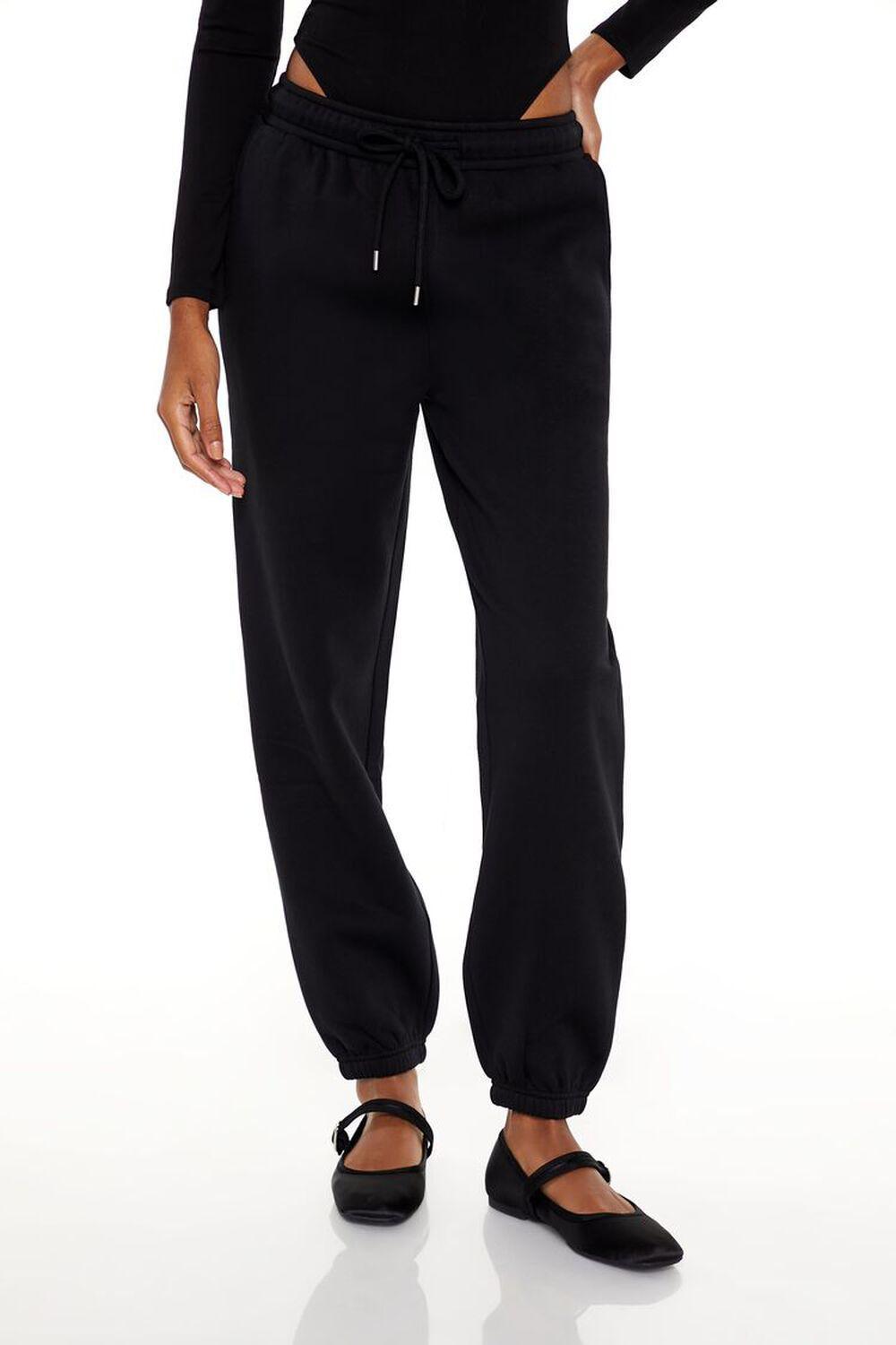 Fleece Drawstring Joggers | Forever 21 Product Image