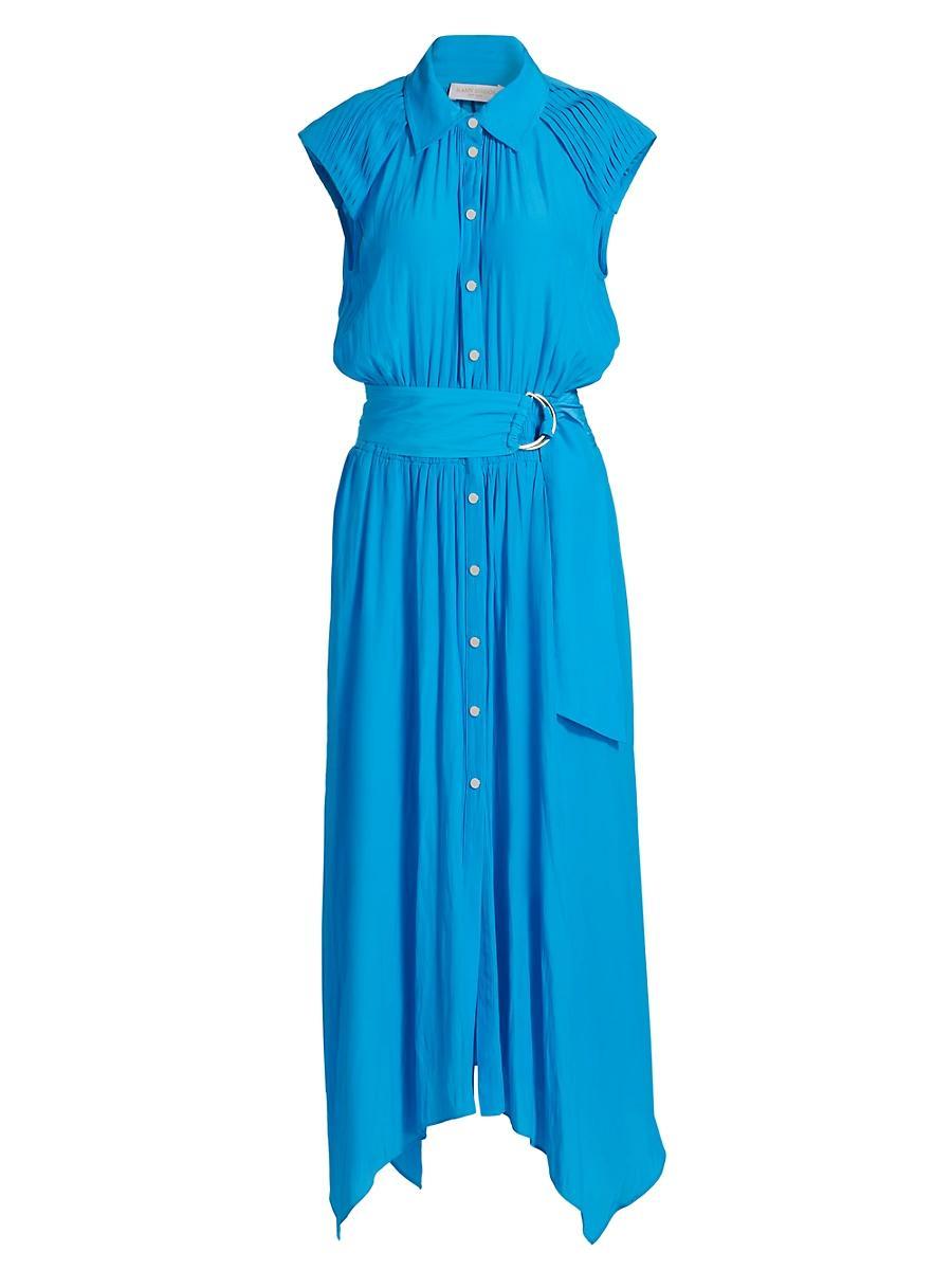 Womens Ivy Belted Sleeveless Shirtdress Product Image