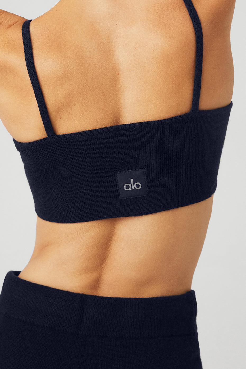 Alo Yoga | Cashmere Jet Set Bra Blue Product Image