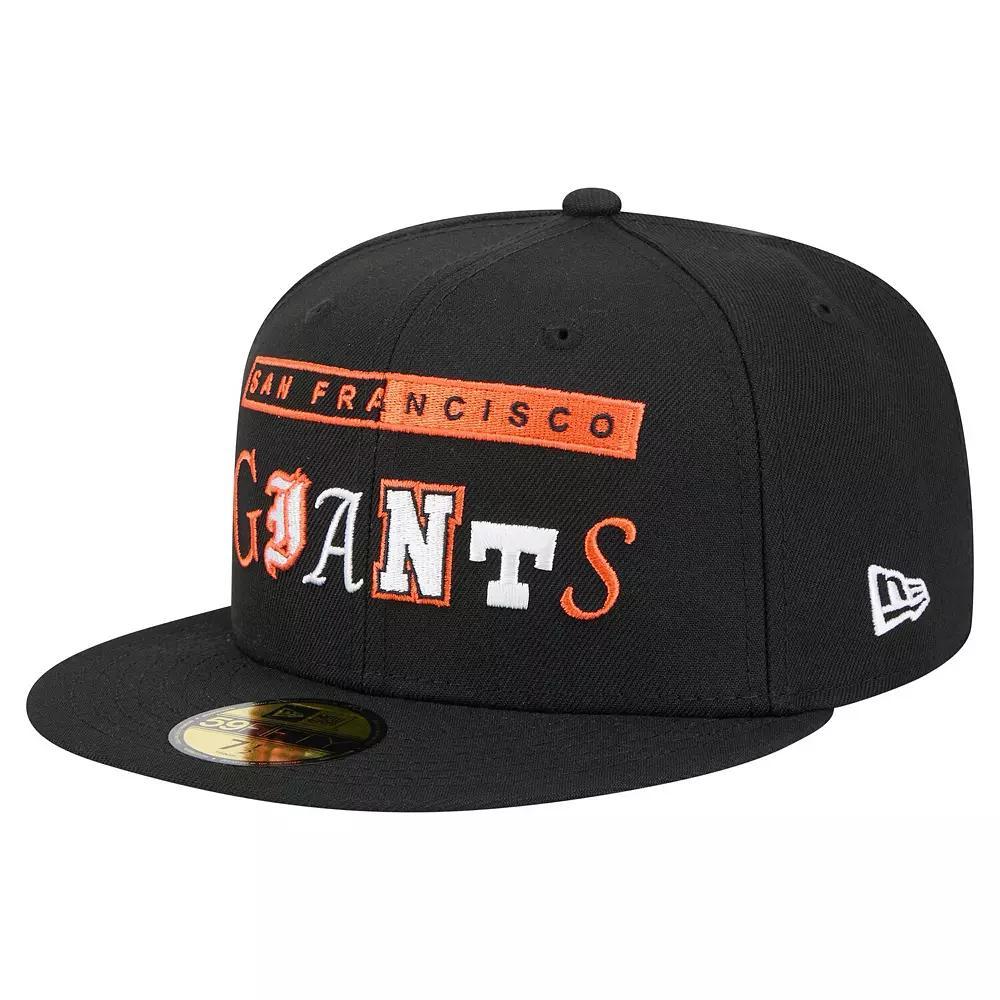 Men's New Era Black San Francisco Giants Ransom 59FIFTY Fitted Hat, Size: 7 7/8 Product Image