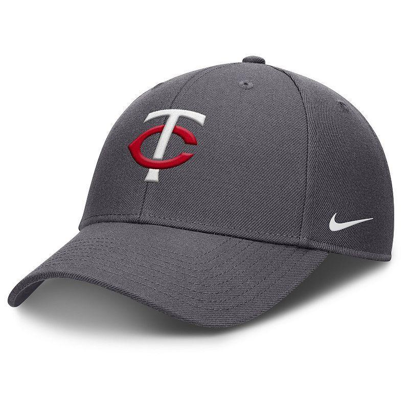 Mens Nike Gray Chicago Cubs Club Performance Adjustable Hat Product Image