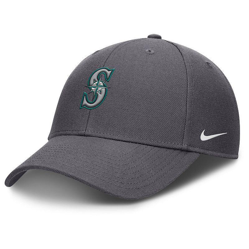 Mens Nike Gray Chicago Cubs Club Performance Adjustable Hat Product Image