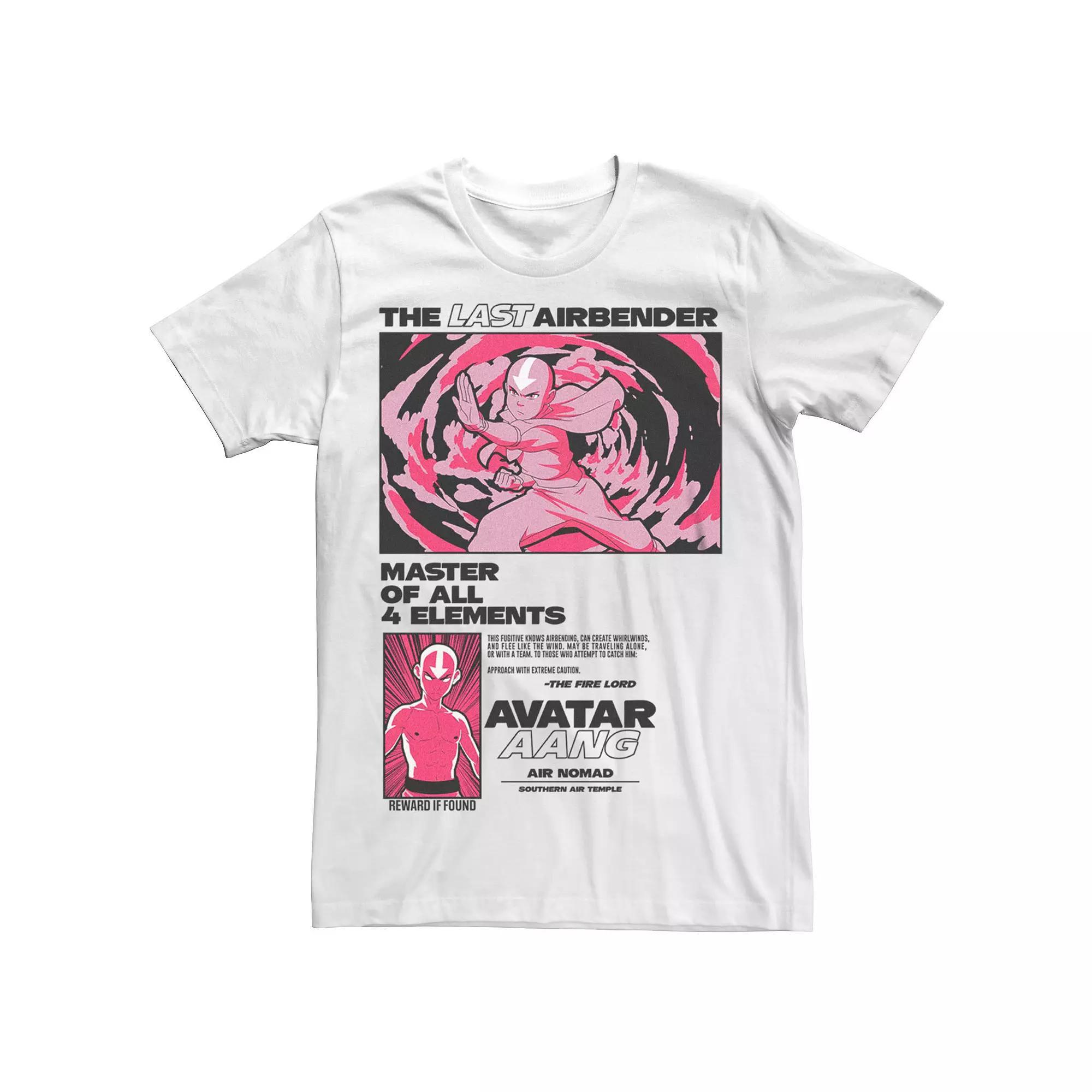 Men's Avatar: The Last Airbender Tee, Size: Small, White Product Image