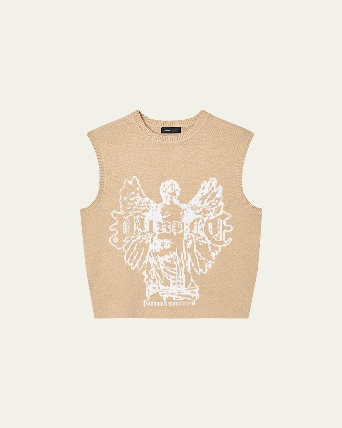 Mens Guardian Jacquard Sweater Vest Product Image
