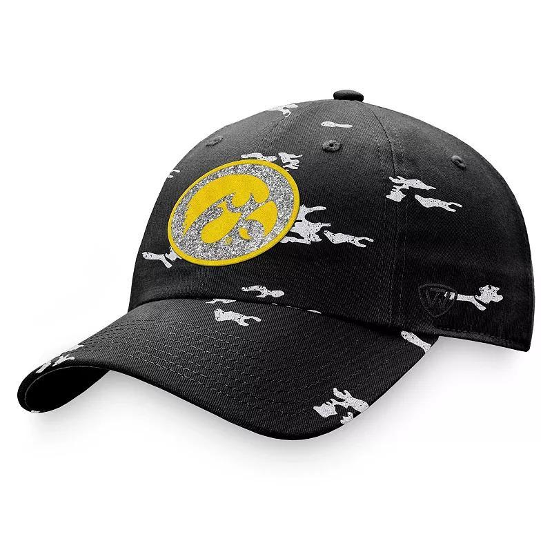Women's Top of the World Black Iowa Hawkeyes OHT Military Appreciation Betty Adjustable Hat Product Image