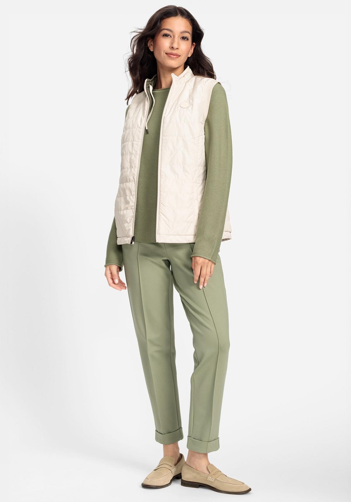 Olsen Womens 2-in-1 Reversible Quilted Vest containing Repreve Product Image