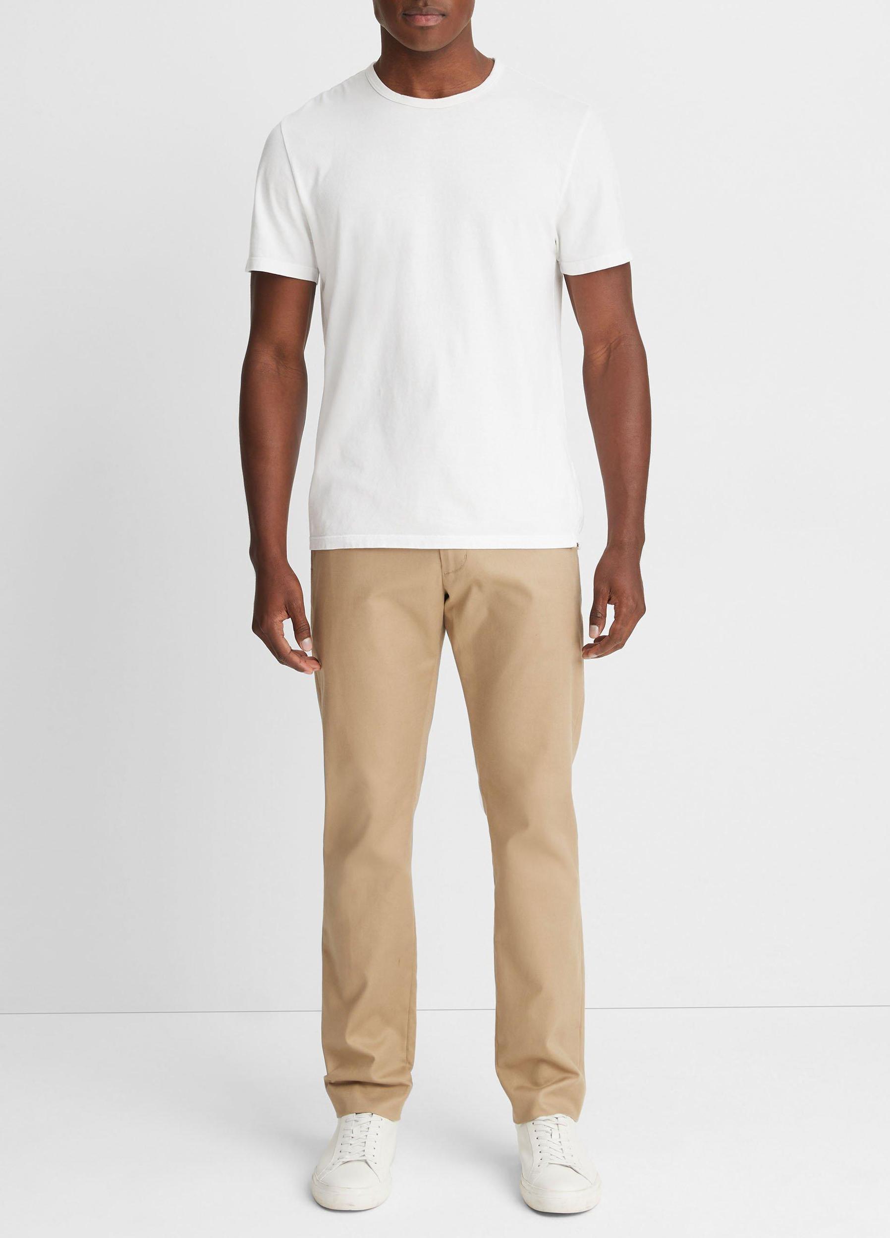 Mens Garment Dye Cotton T-Shirt Vince Product Image