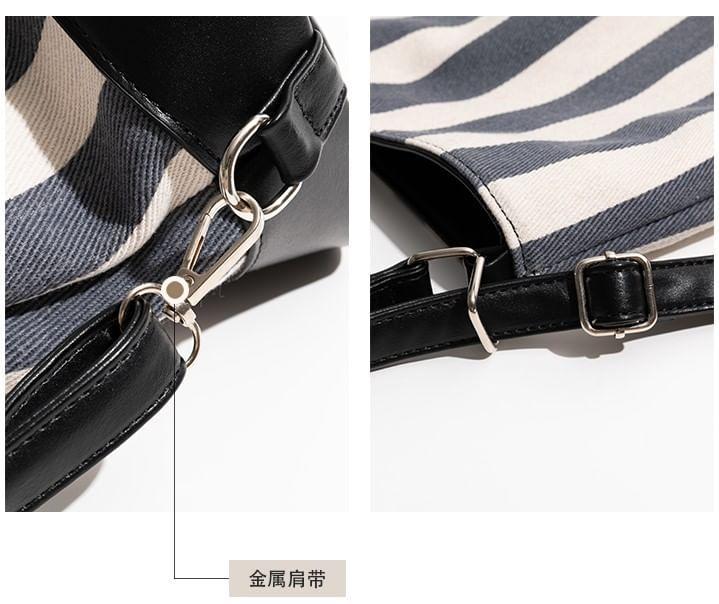 Striped Bucket Bag Product Image