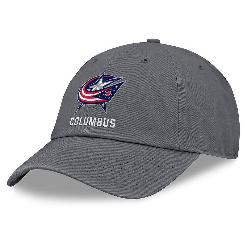 Men's Fanatics Charcoal Minnesota Wild Washed Adjustable Hat Product Image