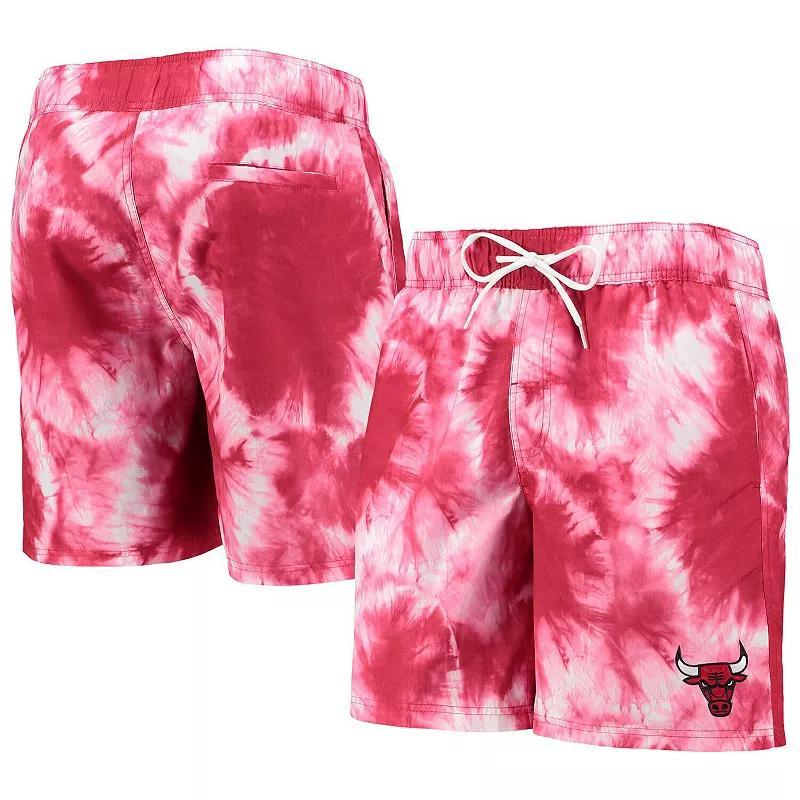 Men's G-III Sports by Carl Banks Red Chicago Bulls Splash Volley Swim Shorts, Size: Medium Product Image