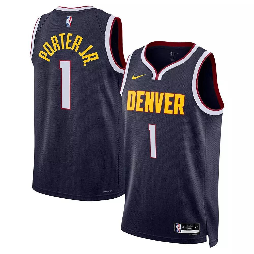 Unisex Nike Michael Porter Jr. Navy Denver Nuggets Swingman Jersey - Association Edition, Adult Unisex, Size: Medium, Nug Blue Product Image