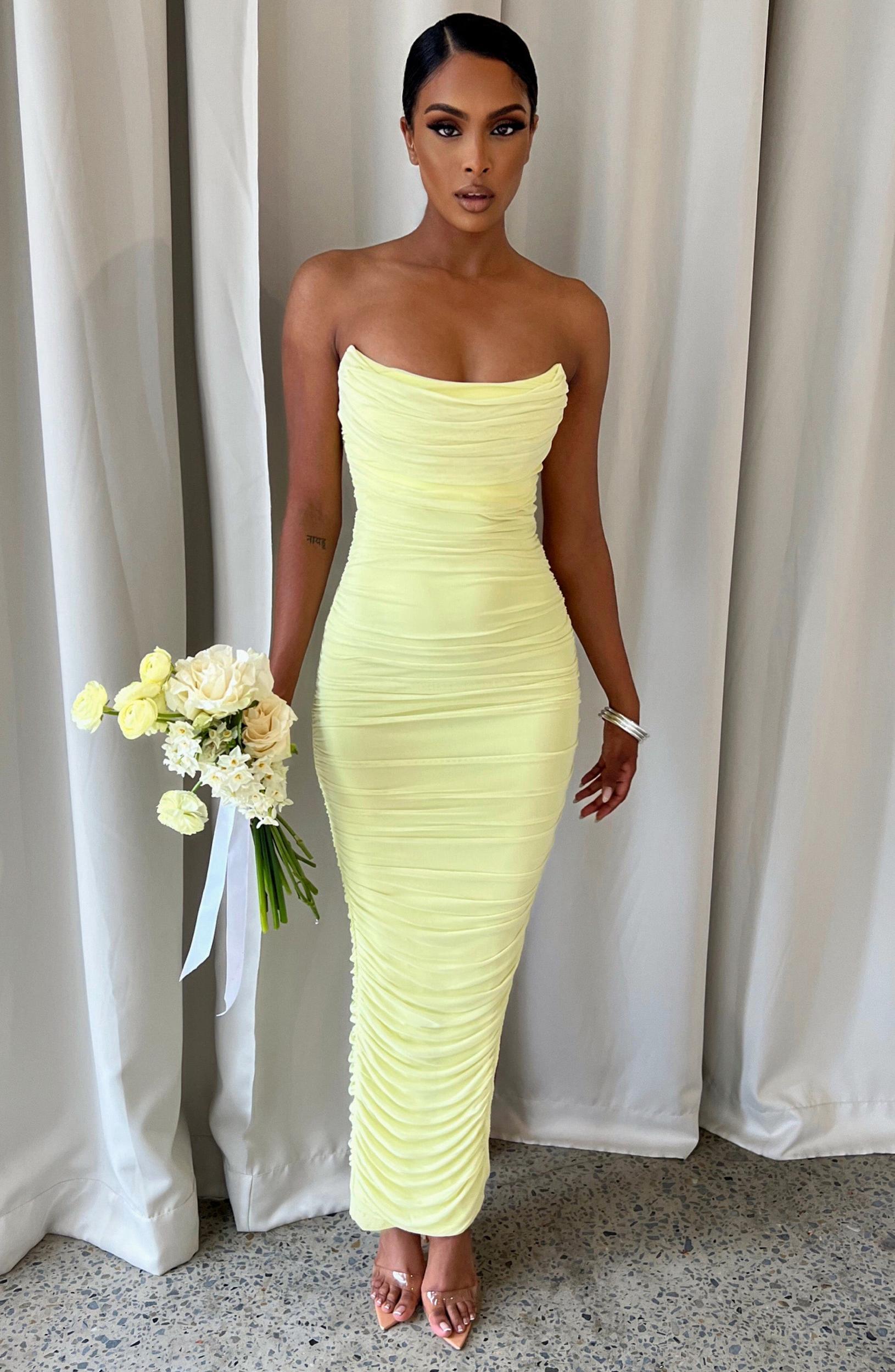 Demi Maxi Dress - Lime Product Image