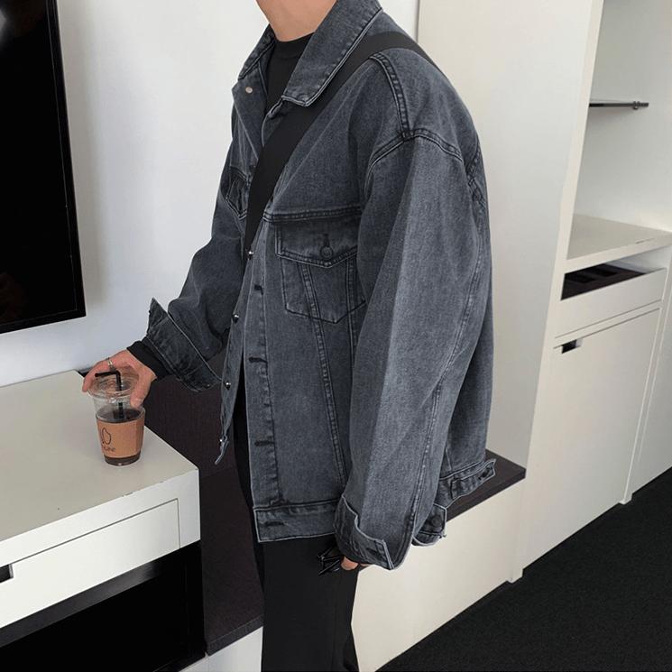 RT No. 3145 GRAY DENIM JK Product Image