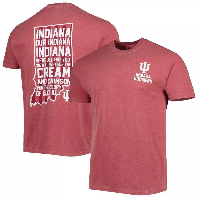 Mens Crimson Indiana Hoosiers Hyperlocal T-Shirt Product Image
