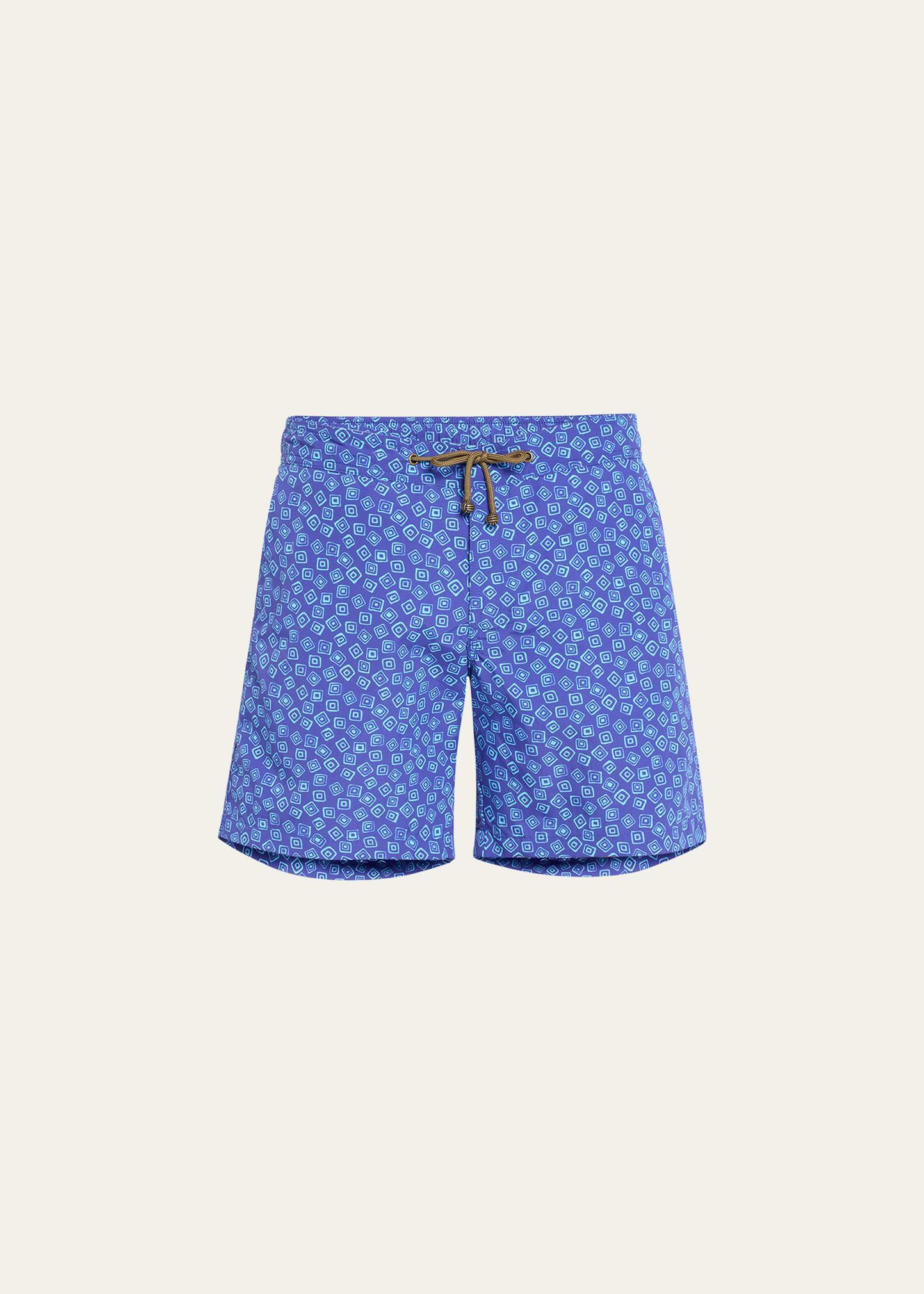 Mens Floating Squares Swim Shorts Product Image