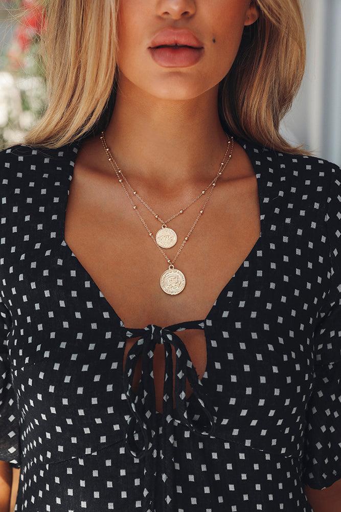 Lost In The Fire Necklace Gold Product Image