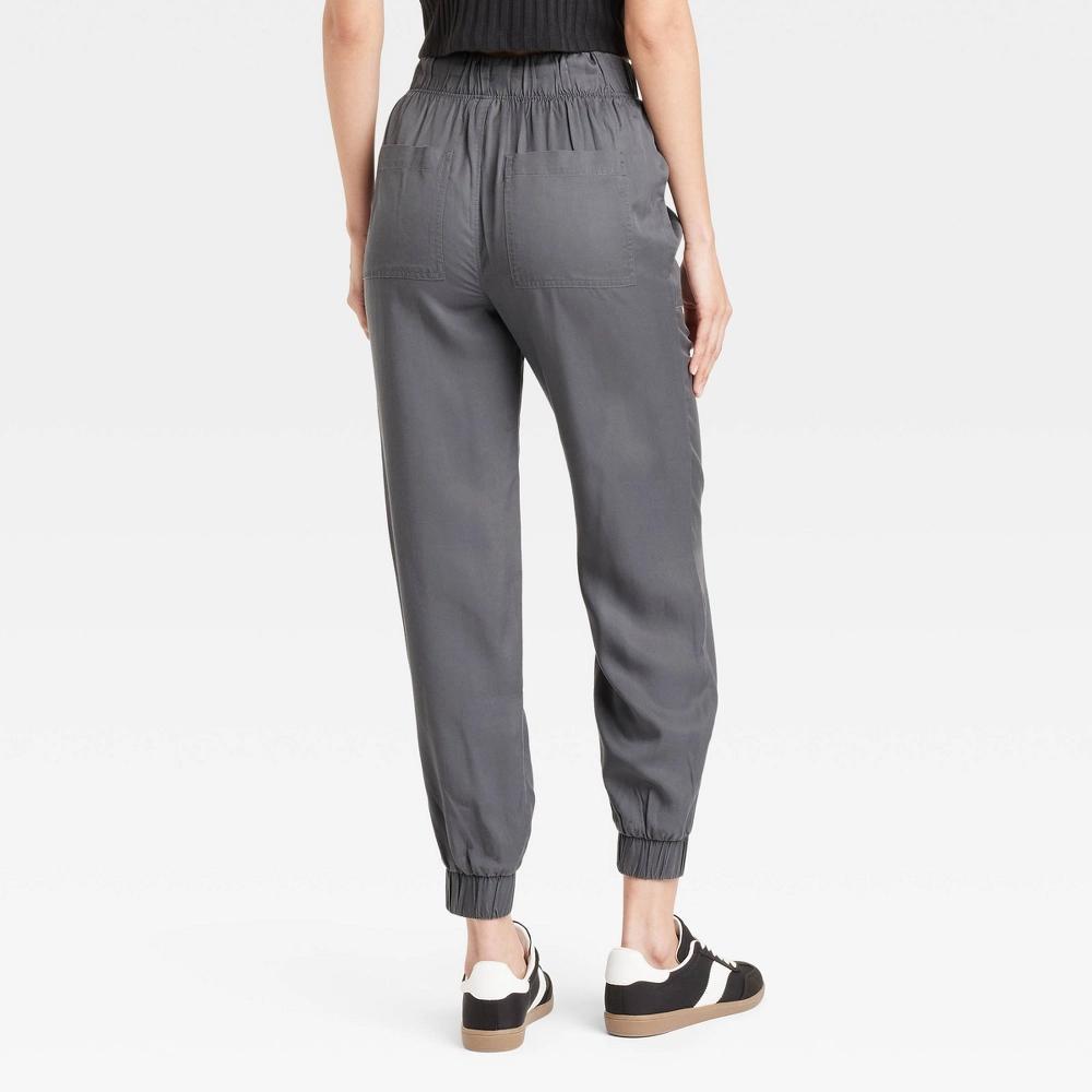 Womens High-Rise Joggers - Universal Thread XS: Lightweight Woven Relaxed Ankle Pants Product Image