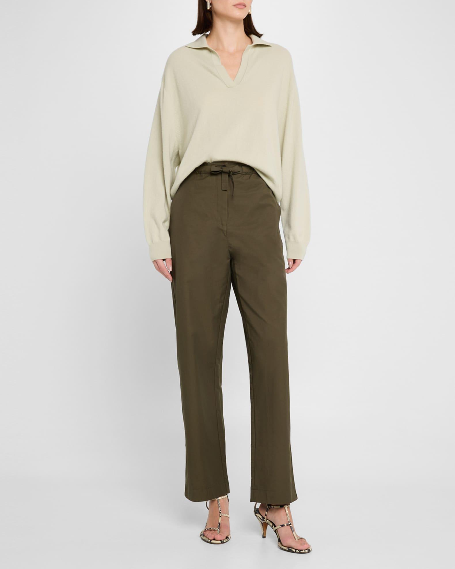 Oxford Long-Sleeve Cashmere Pullover Product Image