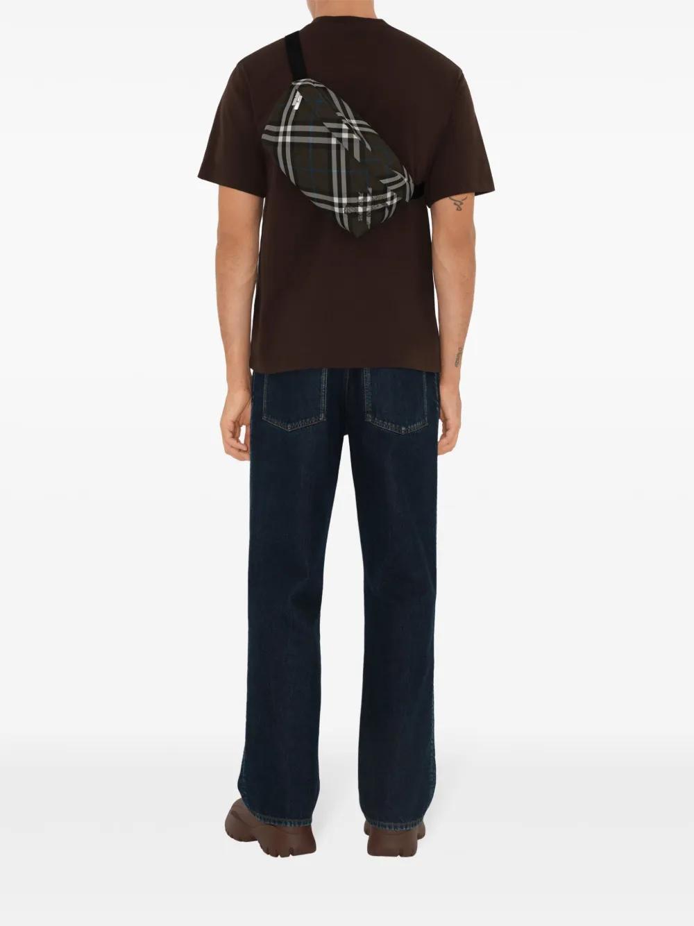 BURBERRY Vintage Check Belt Bag In Brown Product Image