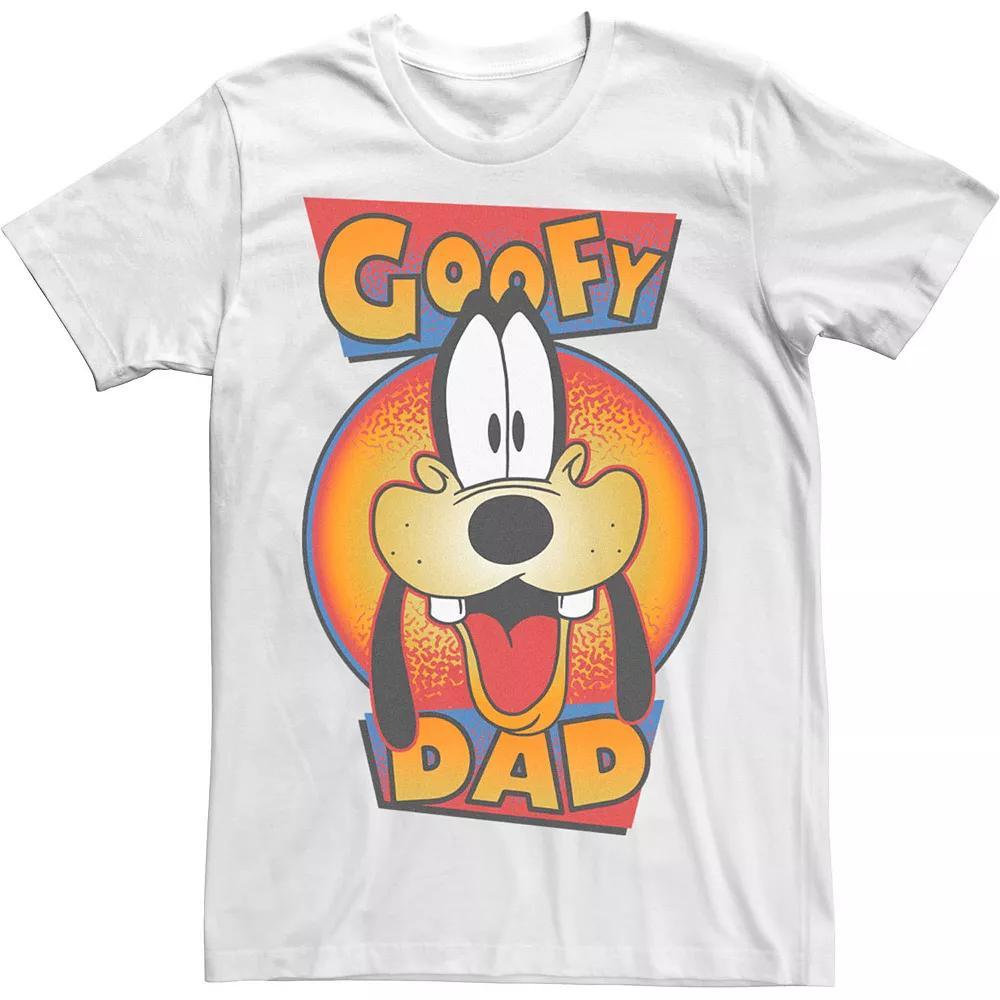 Disney's A Goofy Movie Men's Goofy Dad Tee, Size: XXL, White Product Image