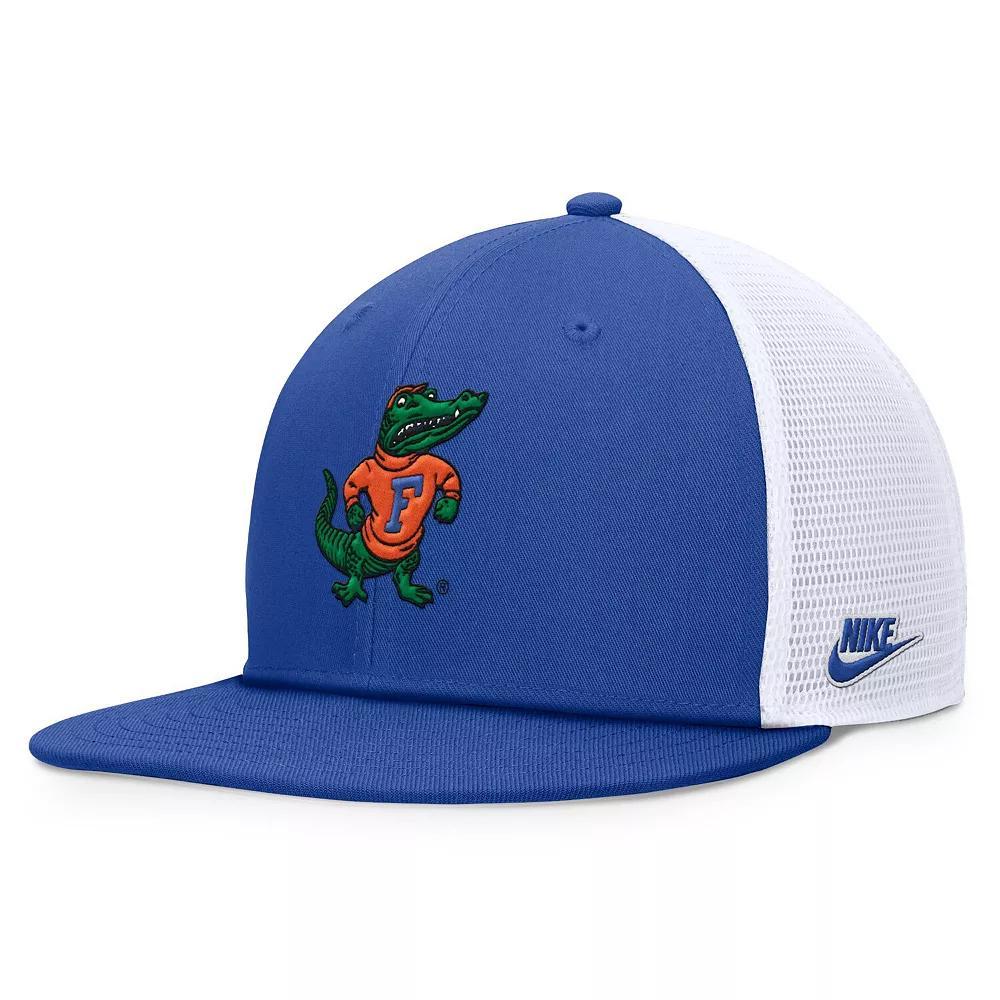 Men's Nike Royal/White Florida Gators Legacy Pro Snapback Hat, Size: Medium/Large, Blue Product Image
