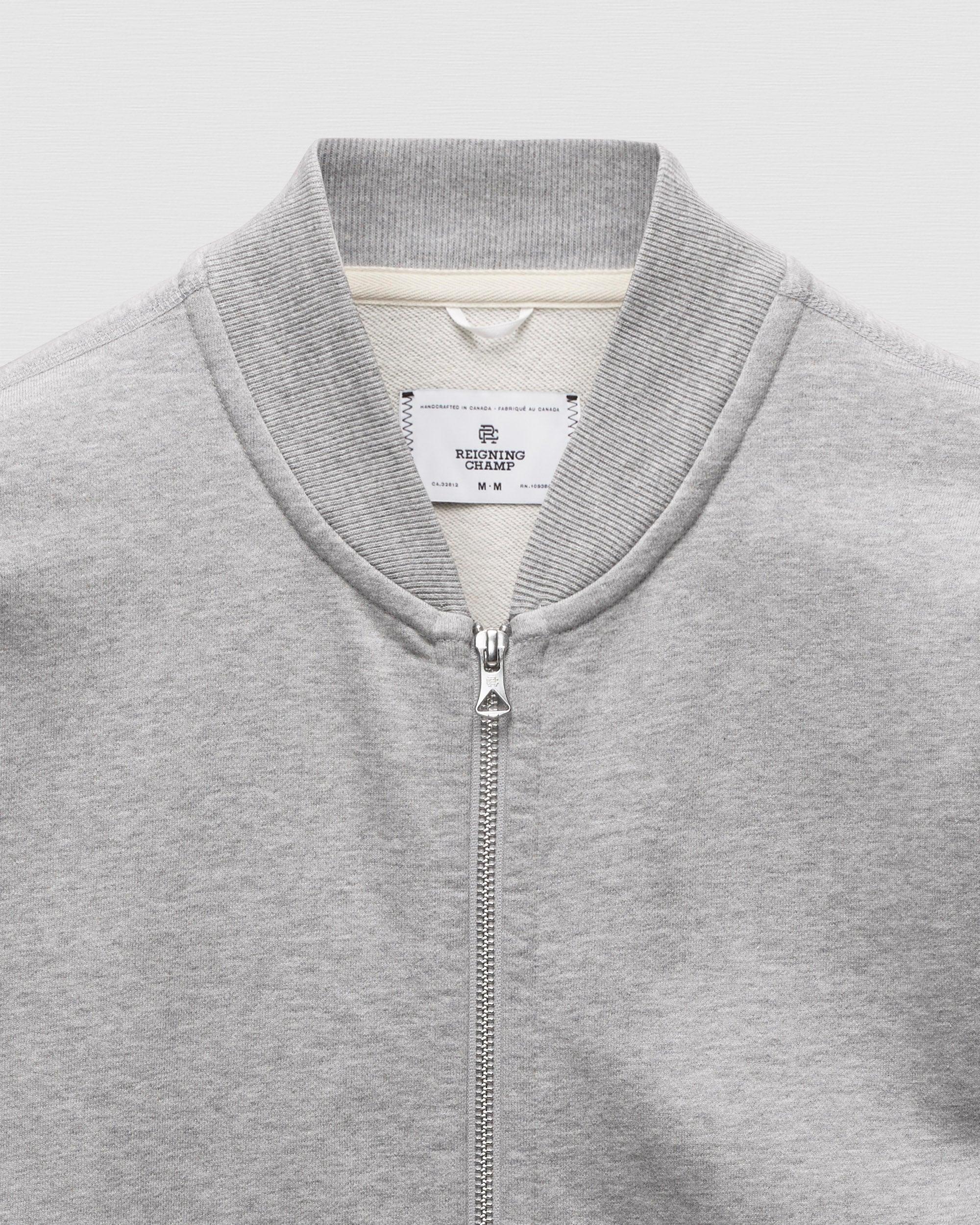Midweight Terry Standard Zip Bomber Male Product Image