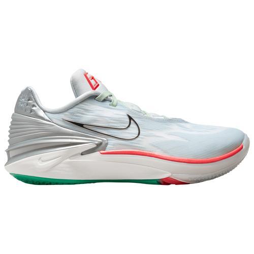 Nike Mens Air Zoom G.T. Cut 2 - Basketball Shoes Silver/Red Product Image