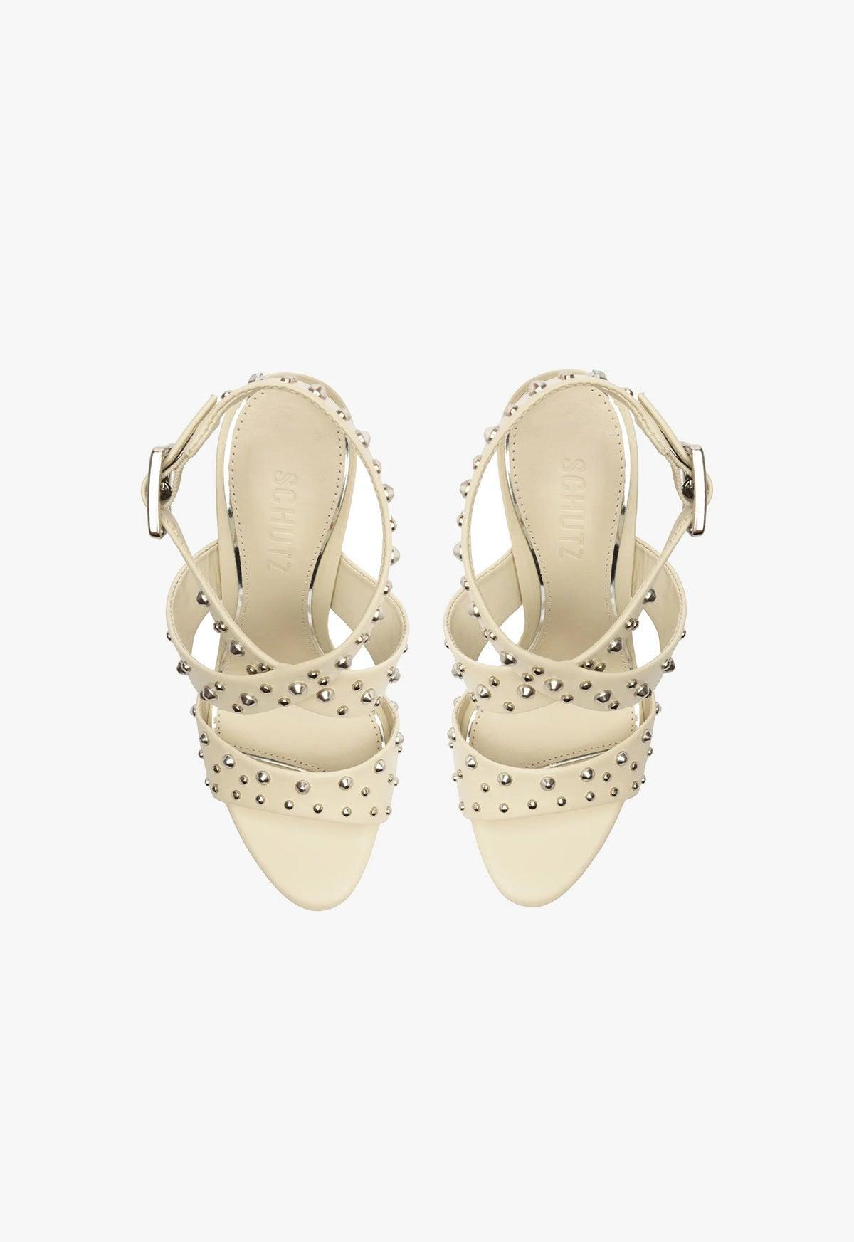 Lizzy Block Leather Sandal Product Image