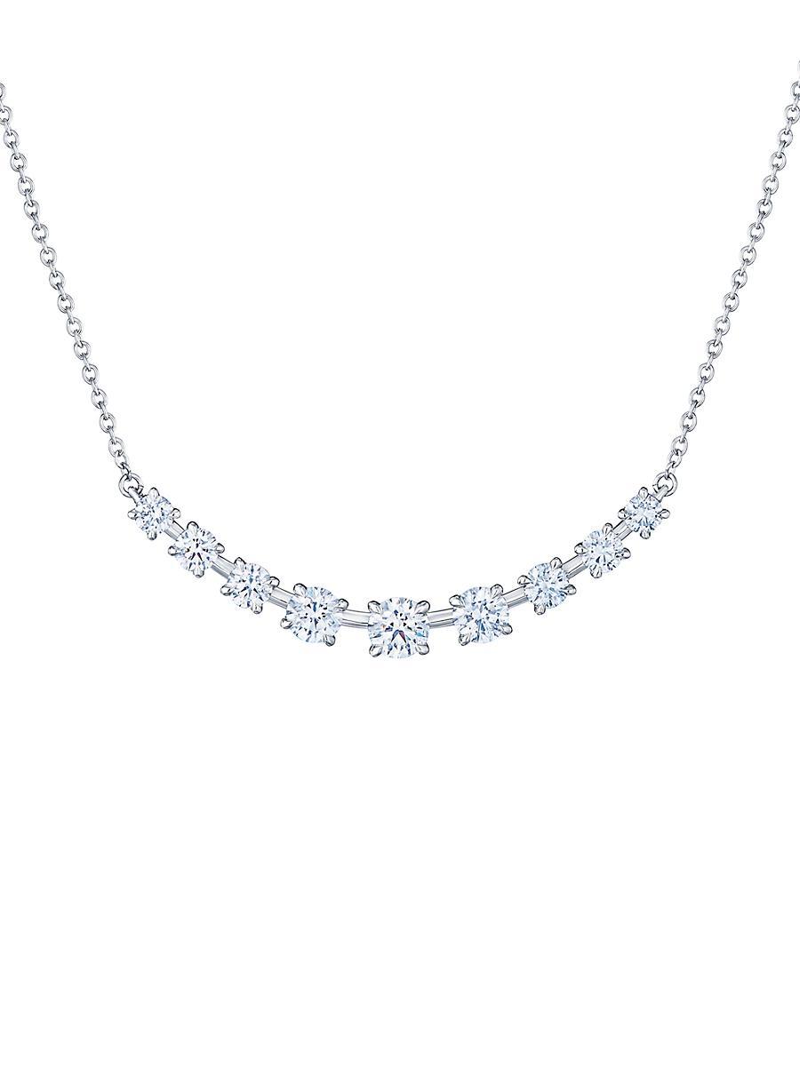 Womens Starry Night 18K White Gold & Diamond Demi Necklace Product Image