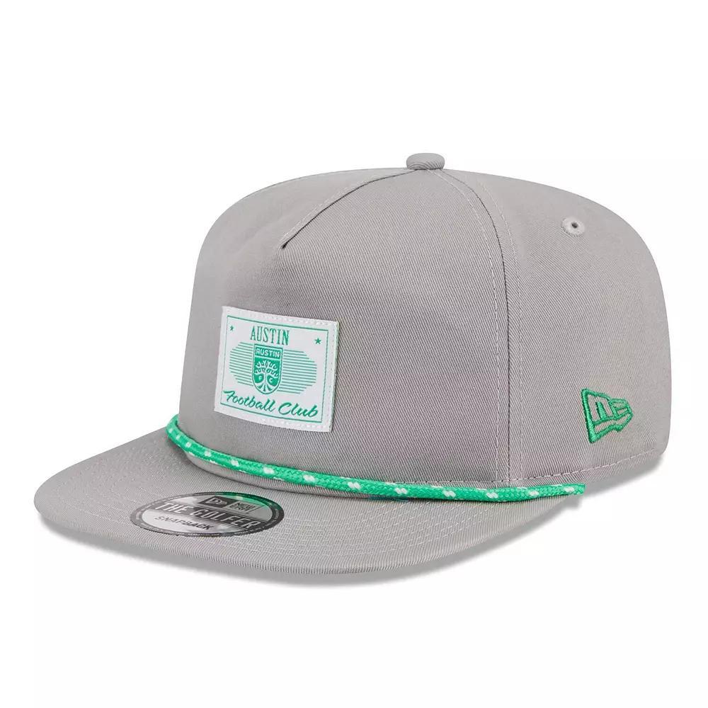 Men's New Era  Gray Austin FC Established Patch 9FORTY A-Frame Trucker Adjustable Hat, Afc Grey Product Image