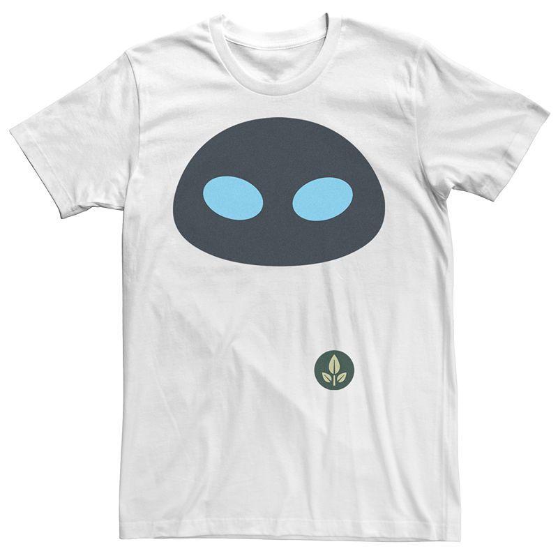 Disney / Pixar's WALL-E Eve Men's Face Tee, Size: XL, White Product Image