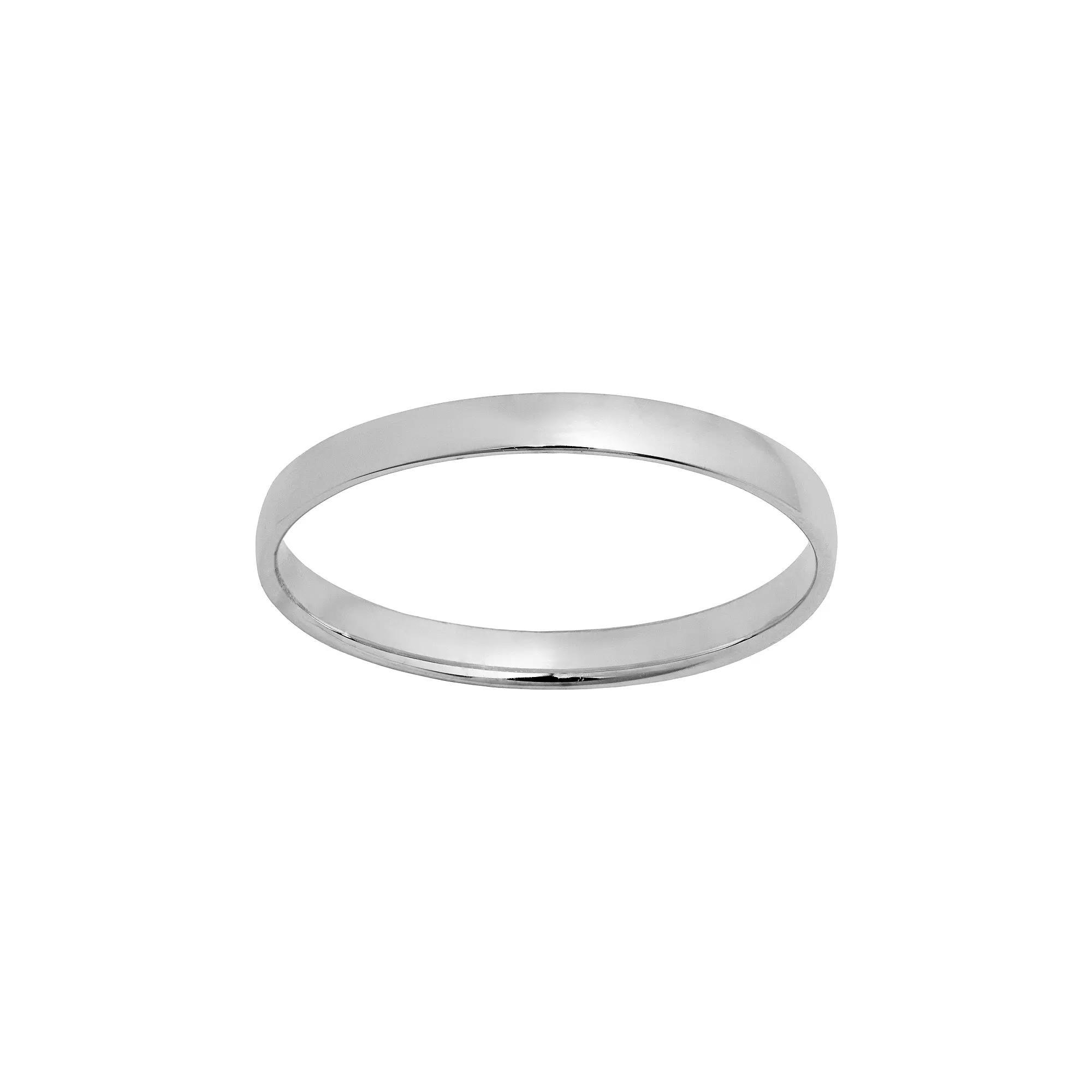 Sterling Silver Wedding Ring, Men's, Size: 5.50 Product Image