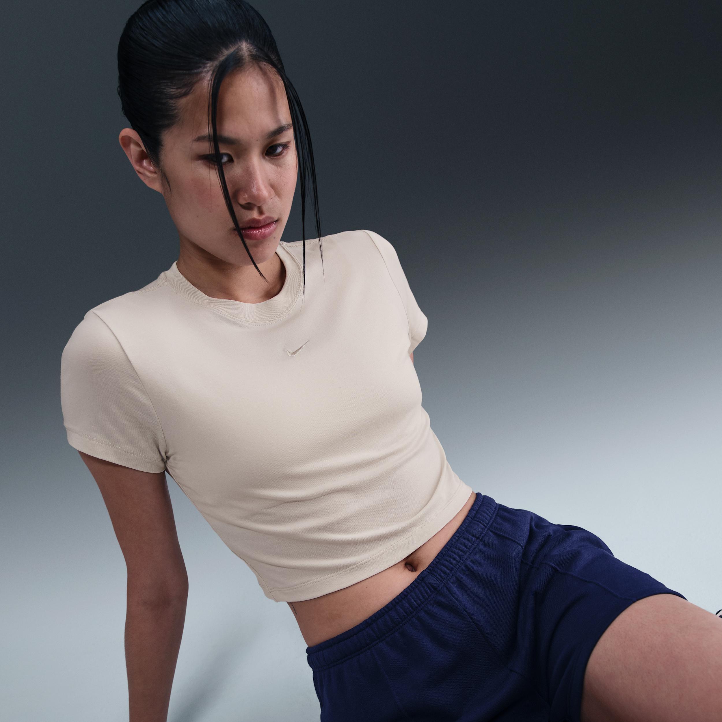 Women's Nike Sportswear Chill Knit Cropped T-Shirt Product Image