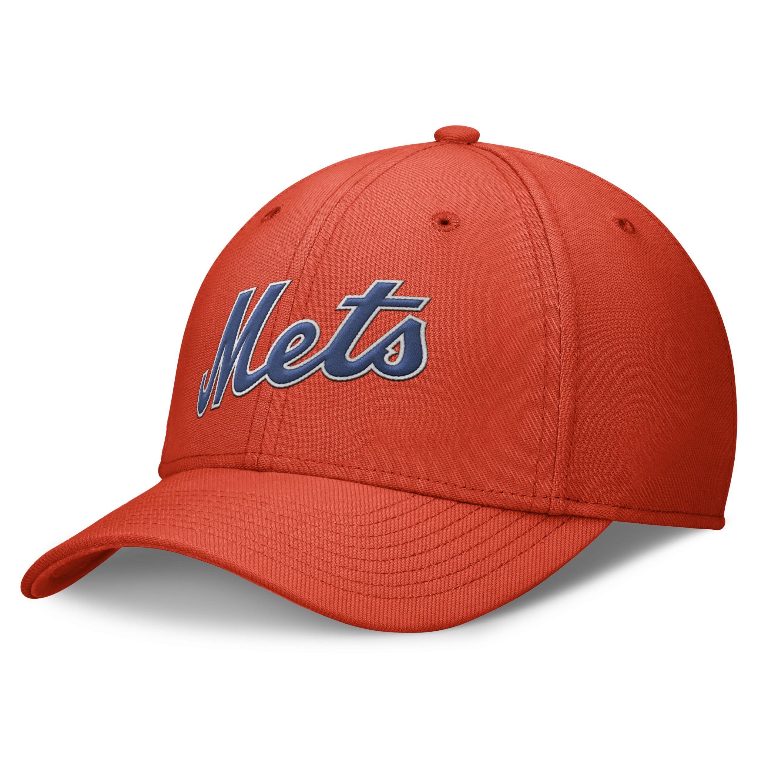 Men's Nike Orange New York Mets Evergreen Performance Flex Hat, Size: Small/Medium Product Image