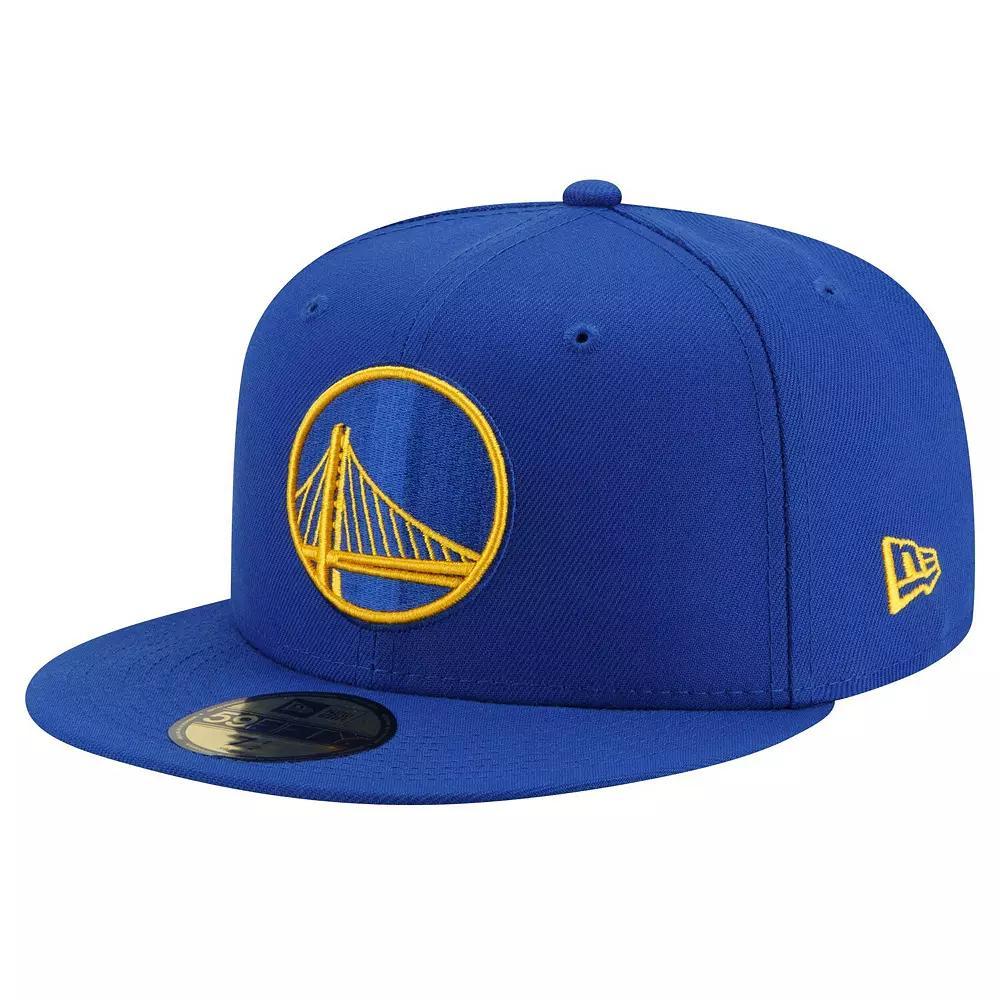 Mens New Era Royal Golden State Warriors Team 59FIFTY Fitted Hat Product Image