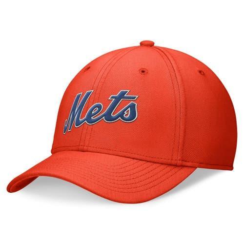 Men's Nike Orange New York Mets Evergreen Performance Flex Hat, Size: Small/Medium Product Image