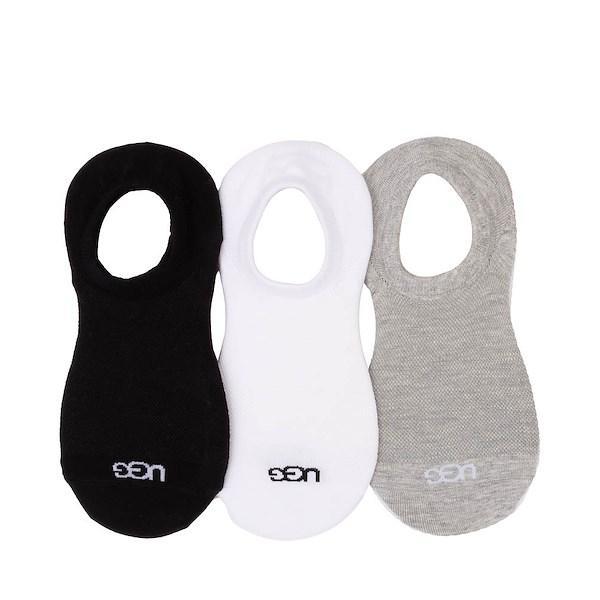 Womens UGG® Stella No Show Socks 3 Pack - White / Grey / Black Product Image
