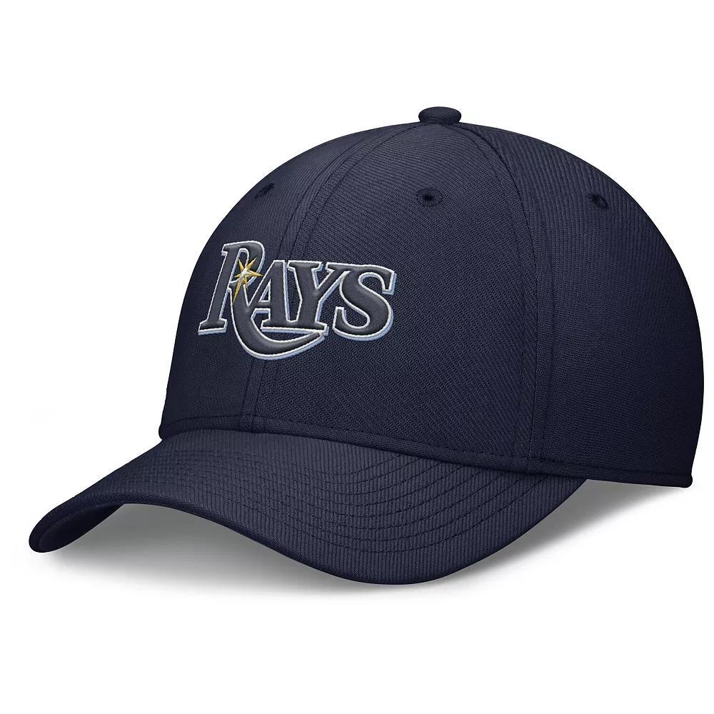 Men's Nike Navy Tampa Bay Rays Rise Performance Flex Hat, Size: Small/Medium, Blue Product Image
