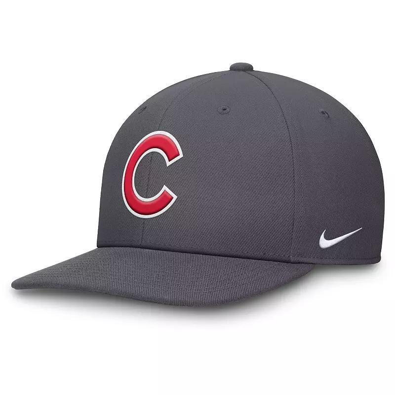Men's Nike Gray Chicago Cubs Pro Performance Snapback Hat, Size: Medium/Large, Grey Product Image