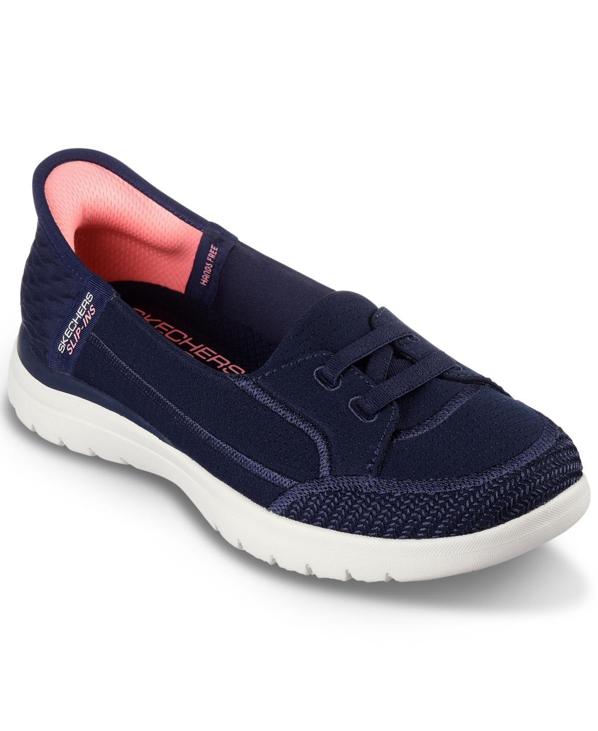 Skechers Hands Free Slip-ins™ On-the-GO® Flex Top Notch Women's Shoes, Size: 7, Blue Product Image