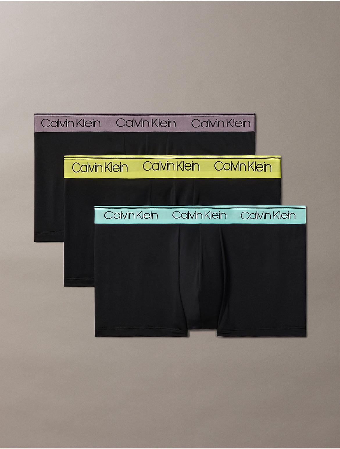 Calvin Klein Men's Micro Stretch 3-Pack Low Rise Trunk - Multi - XL Product Image