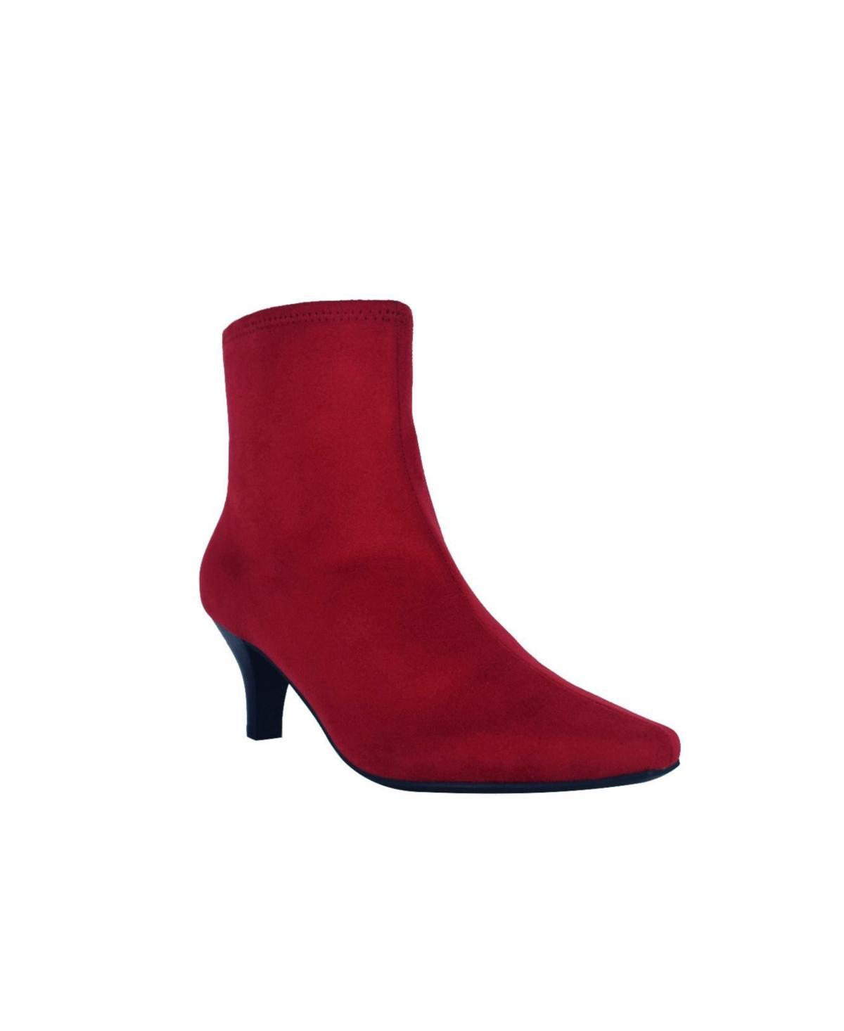 Impo Naja Women's Ankle Boots, Size: 6 Medium, Red Red Product Image
