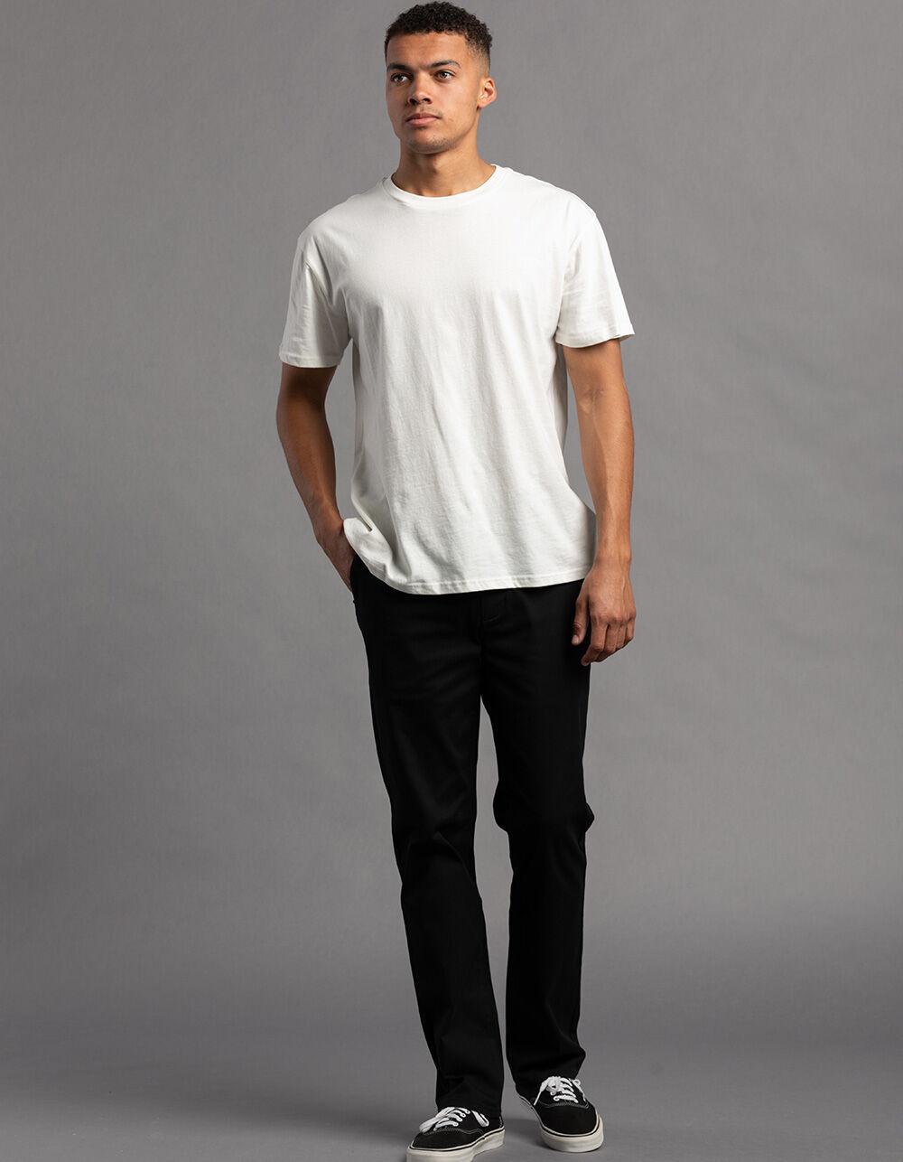 RSQ Mens Slim Straight Chino Pants - BLACK Product Image