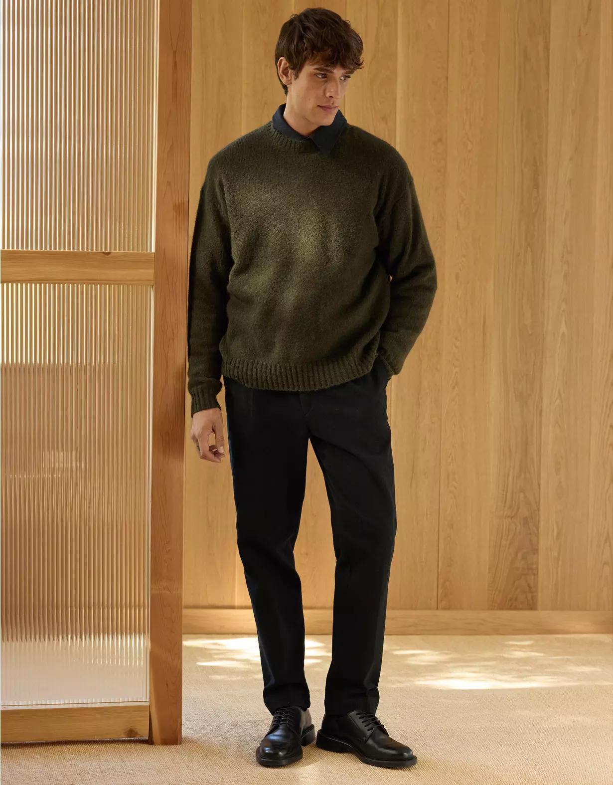 AE77 Premium Alpaca-Blend Sweater Product Image