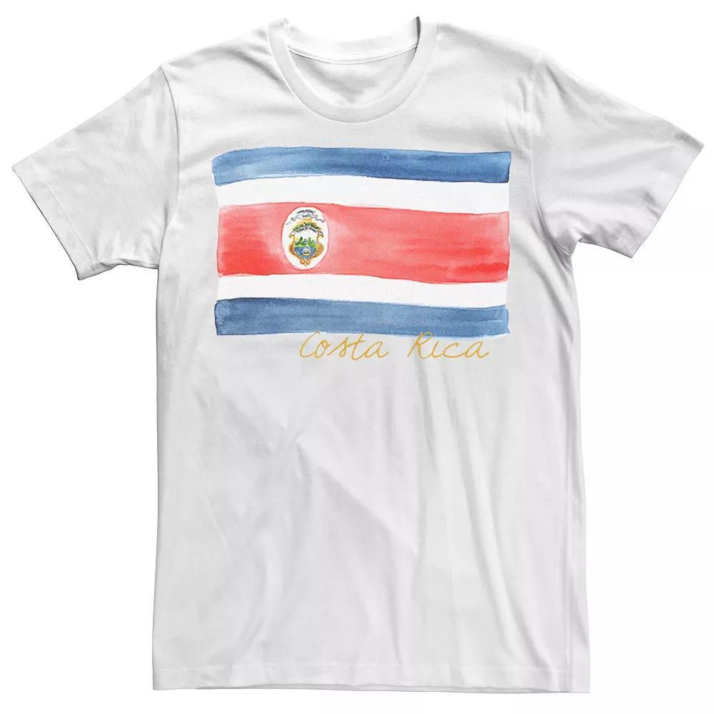 Mens HHM Costa Rica Flag Watercolor Tee Product Image